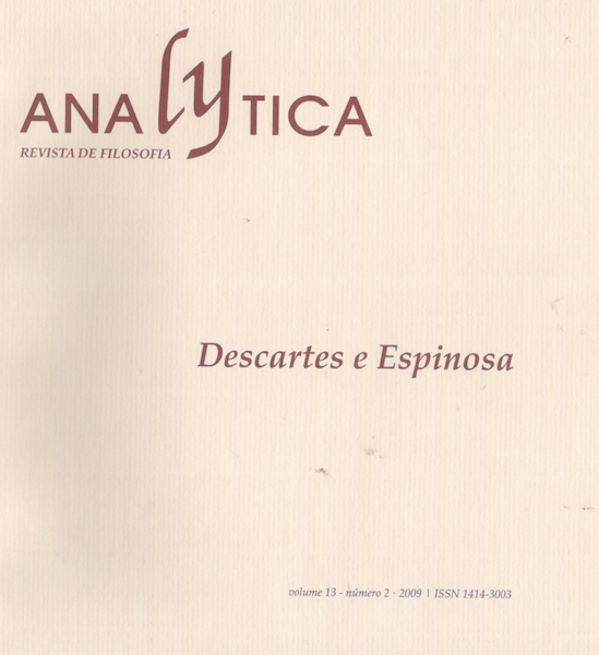 					Visualizar v. 13 n. 2 (2009): Descartes e Espinosa
				