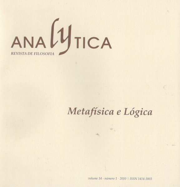 					Afficher Vol. 14 No 1 (2010): Metafísica e Lógica
				