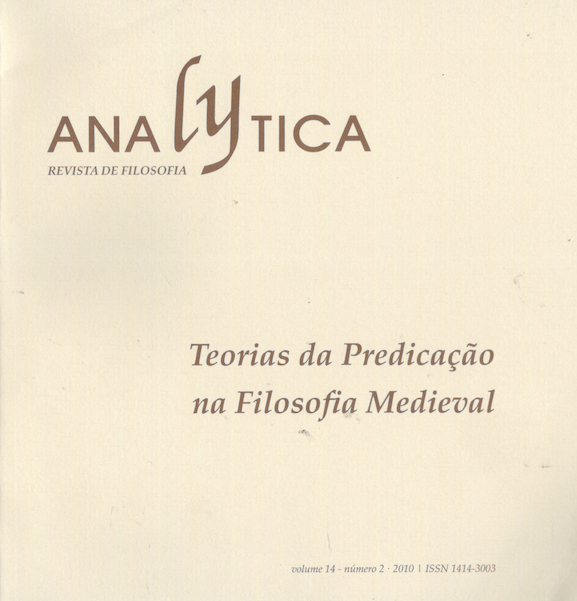 					Afficher Vol. 14 No. 2 (2010): Teorias da Predicação na Filosofia Medieval
				